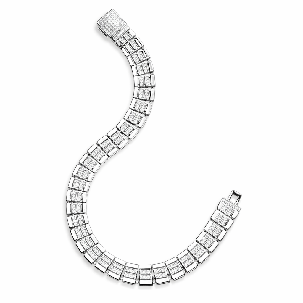 Atlas Link Silver Bracelet