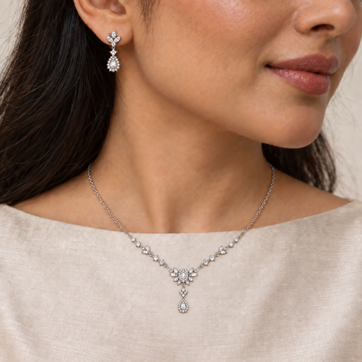 Celeste Drop Pendant Set