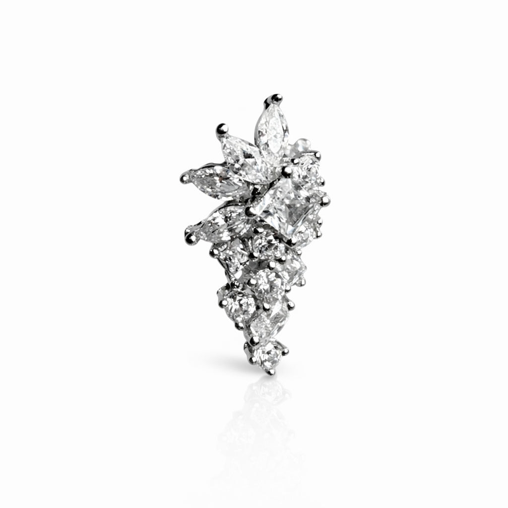 Floral Cascade Stud Earrings