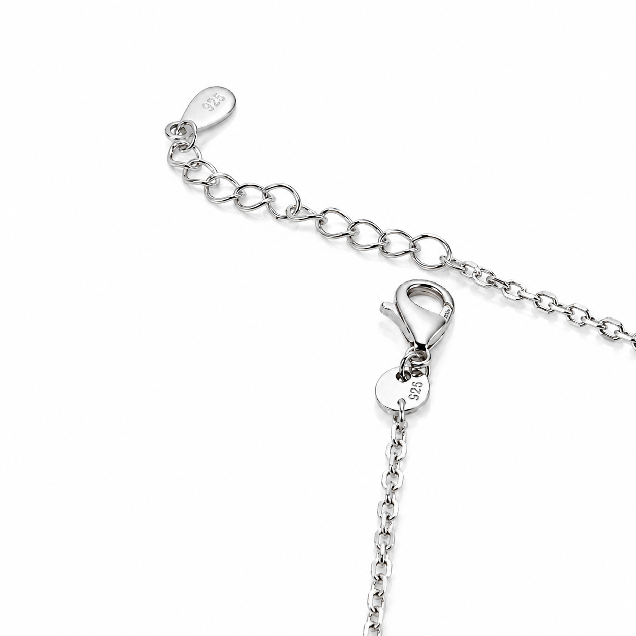 Leaf Charm Silver Bracelet