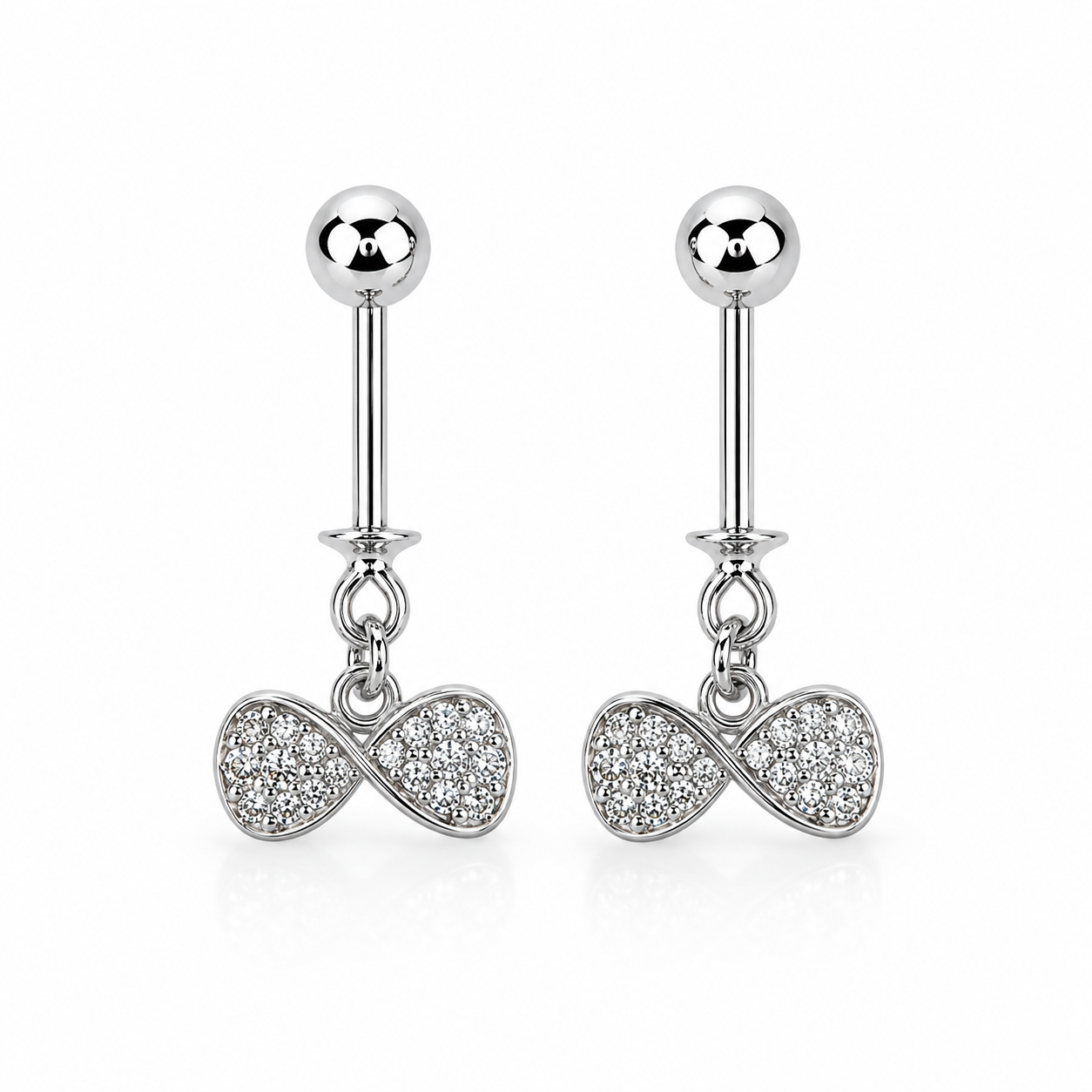 Daisy Sparkle Helix Drop Earring