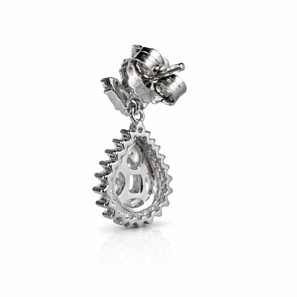 Radiant Teardrop Sparkle Pendant Set