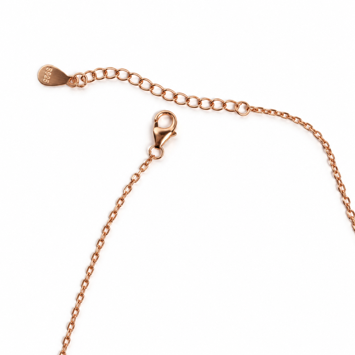 Rose Gold Plated Hamsa Evil Eye Pendant Necklace