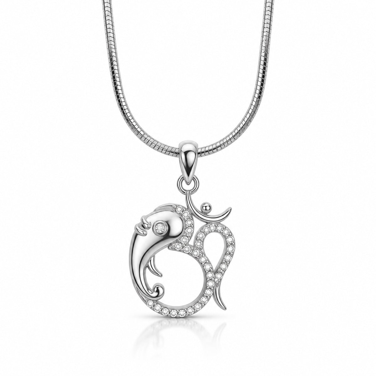 Om Ganesha Pendant Necklace