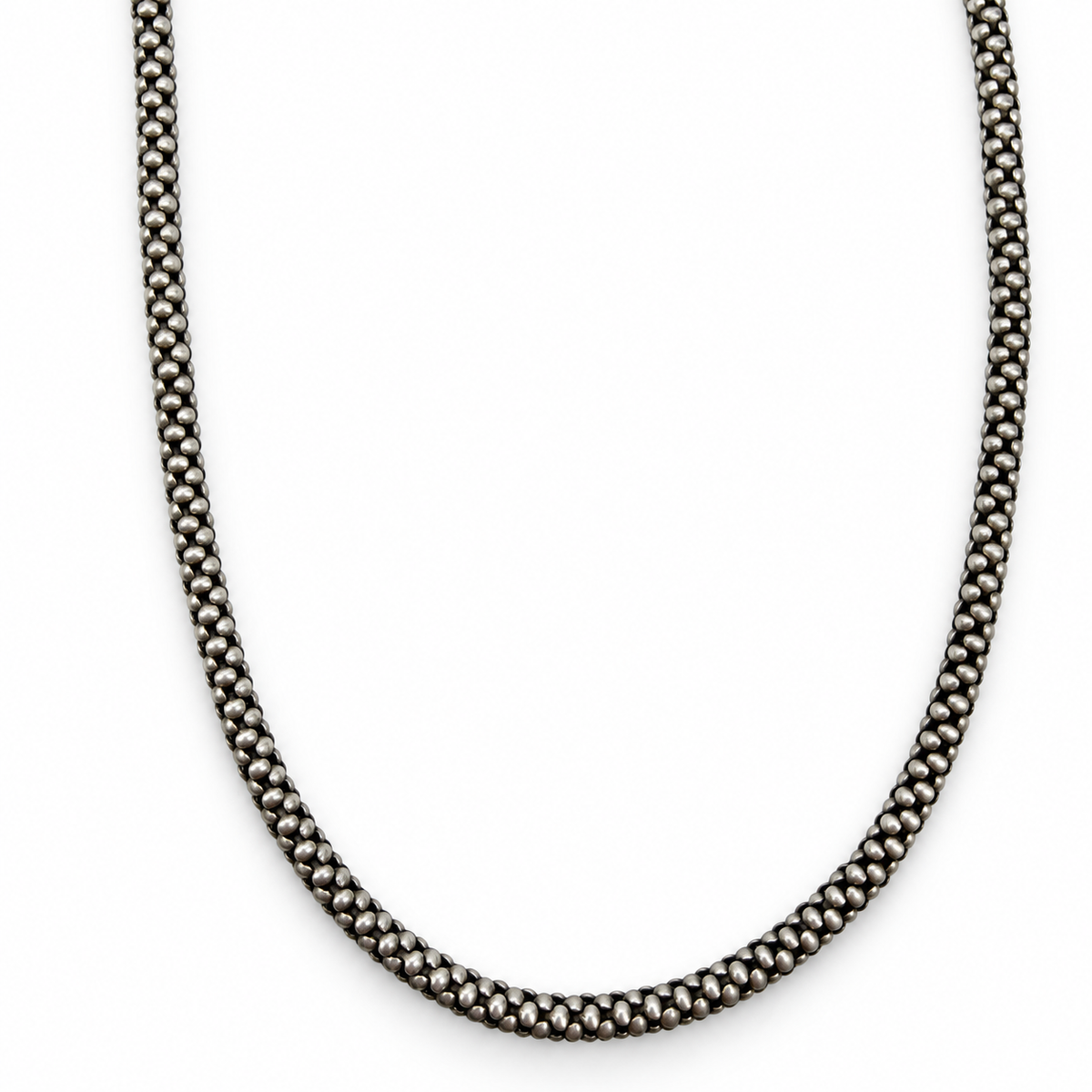 Silver Pebble Chain