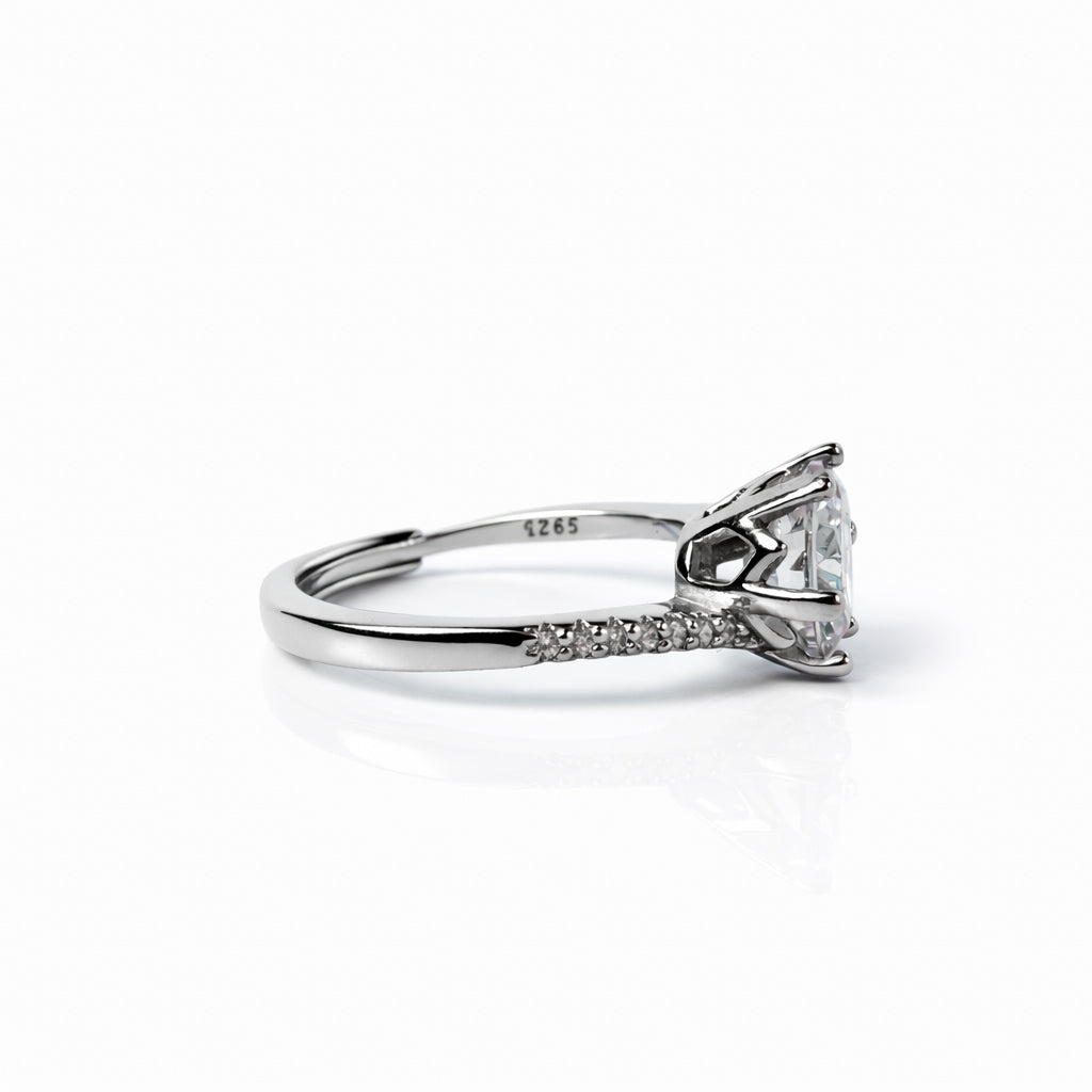 Eternal Halo Sparkle Adjustable Ring