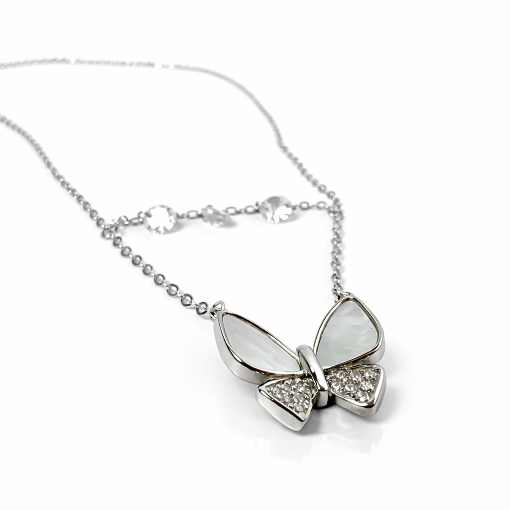 Butterfly Charm Pendant Set