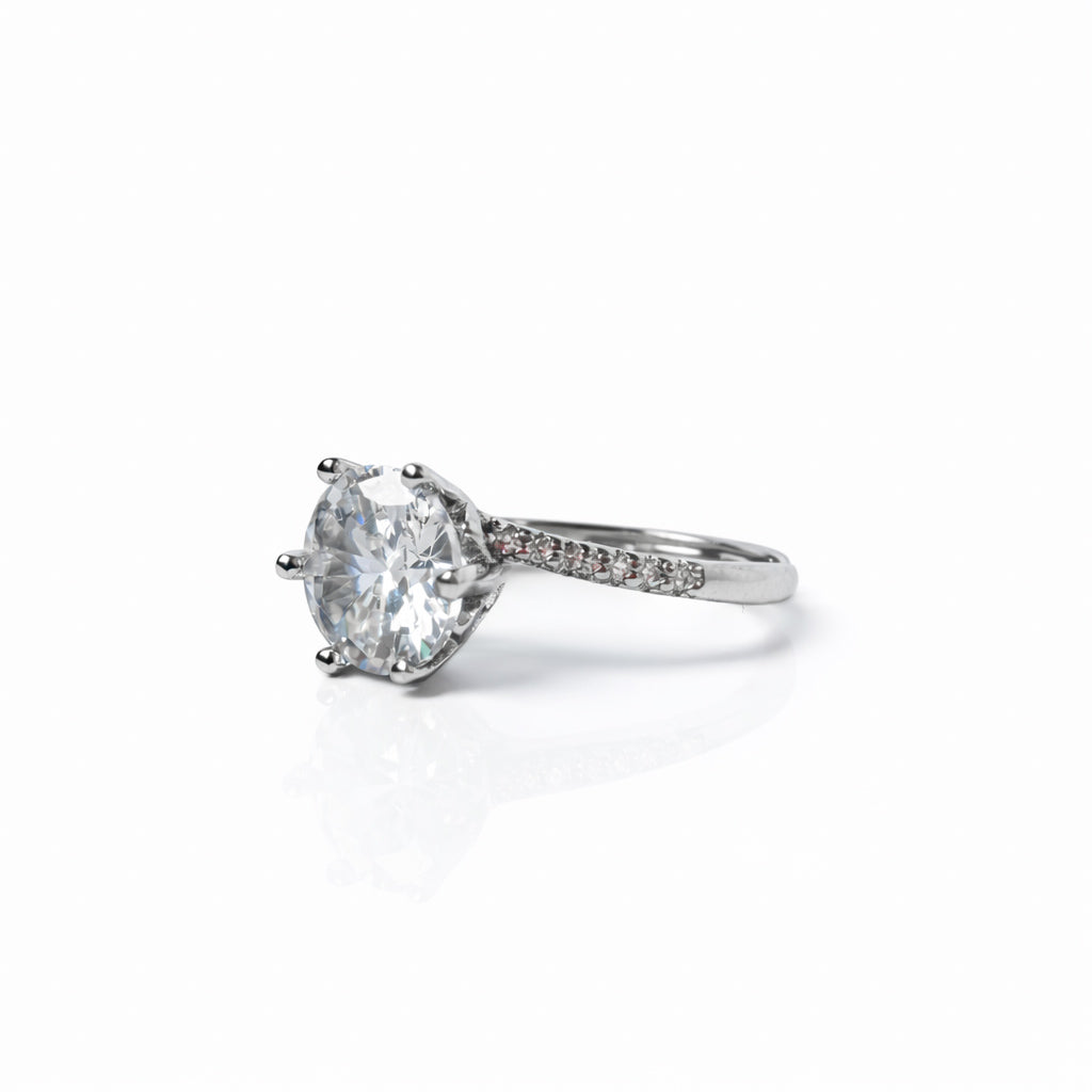 Eternal Halo Sparkle Adjustable Ring