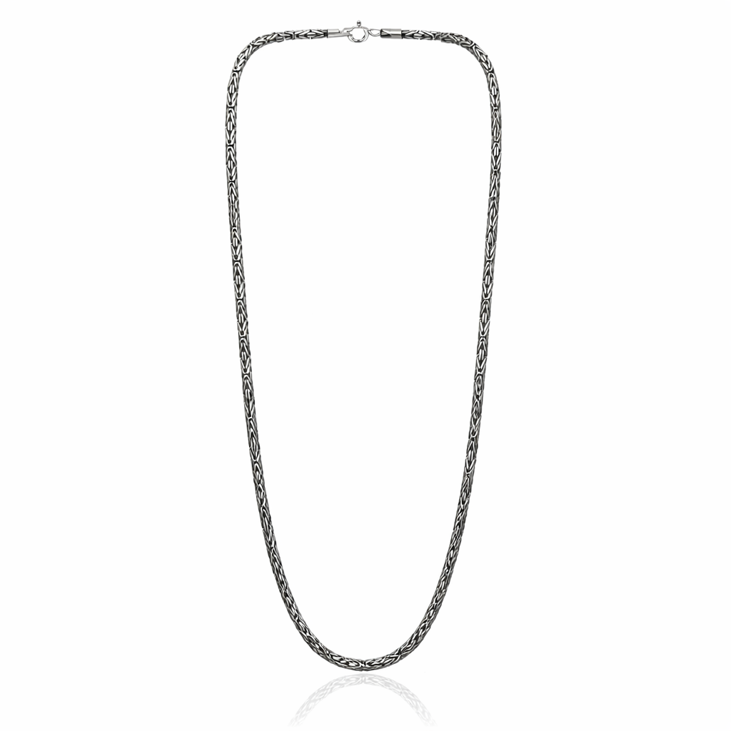 Classic Oxidised Silver Chain