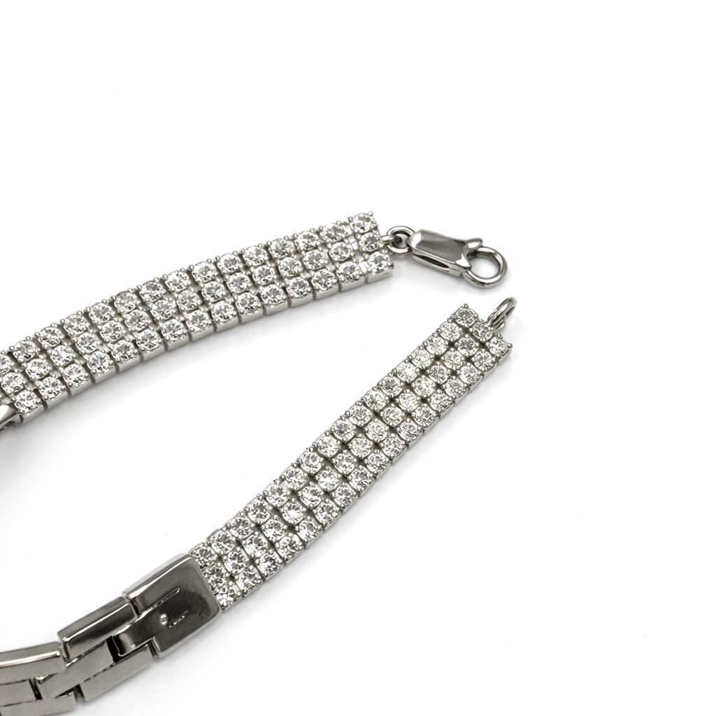 Nova Panel Silver Bracelet