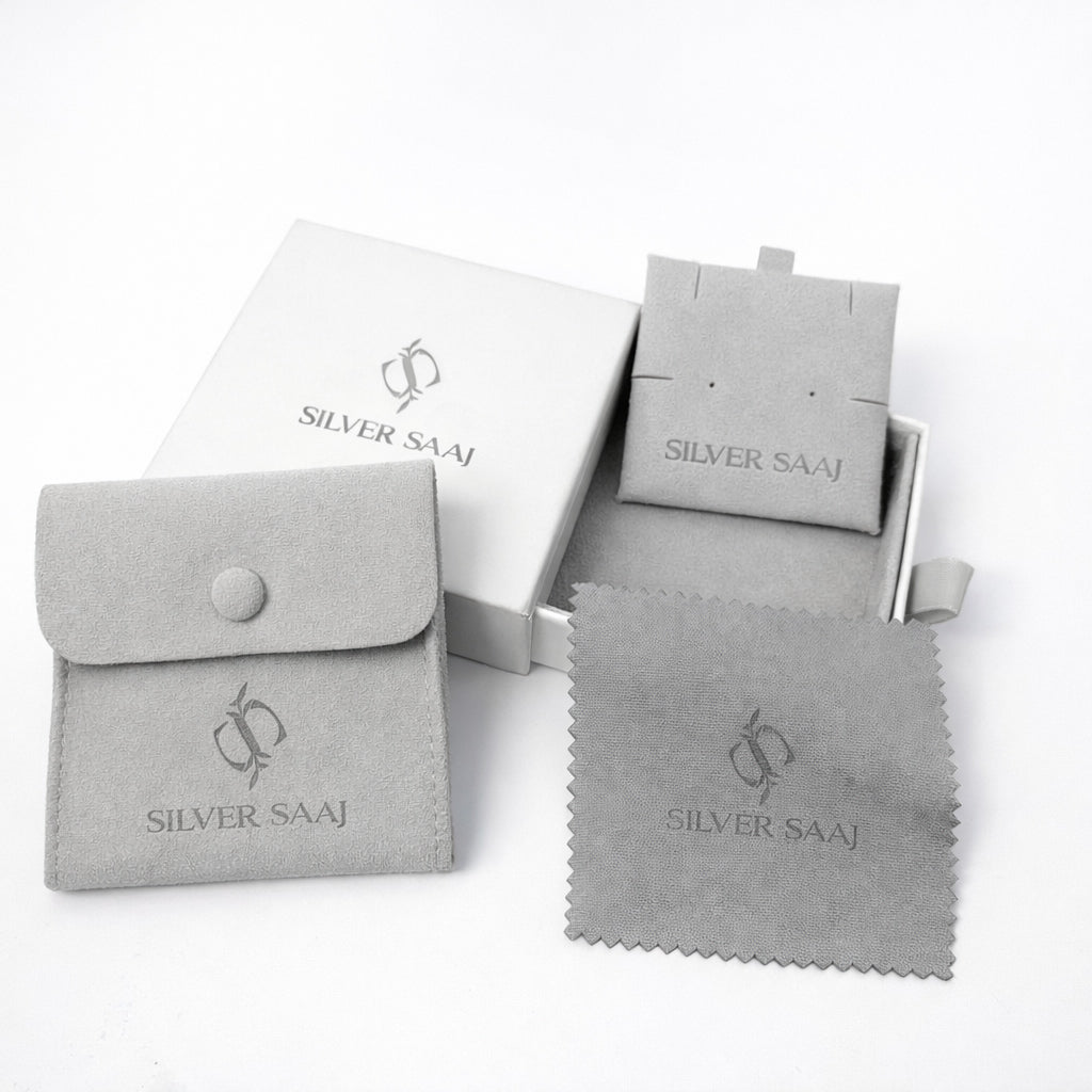 Classic Halo Sparkle Silver Stud Earrings