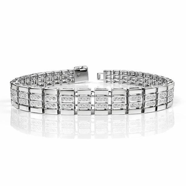 Atlas Link Silver Bracelet