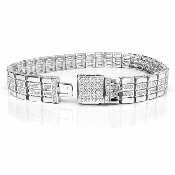 Atlas Link Silver Bracelet