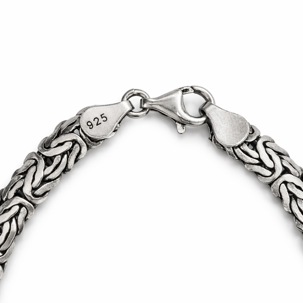 Helix Weave Silver Bracelet