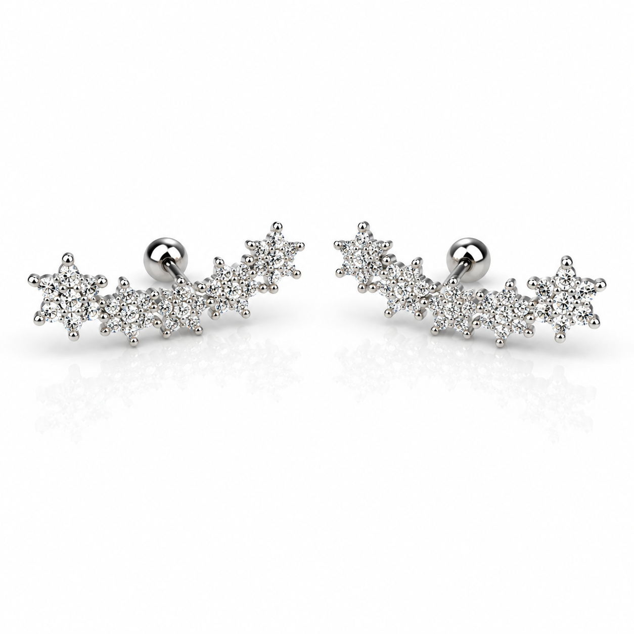 Celestial Star Climber Earrings