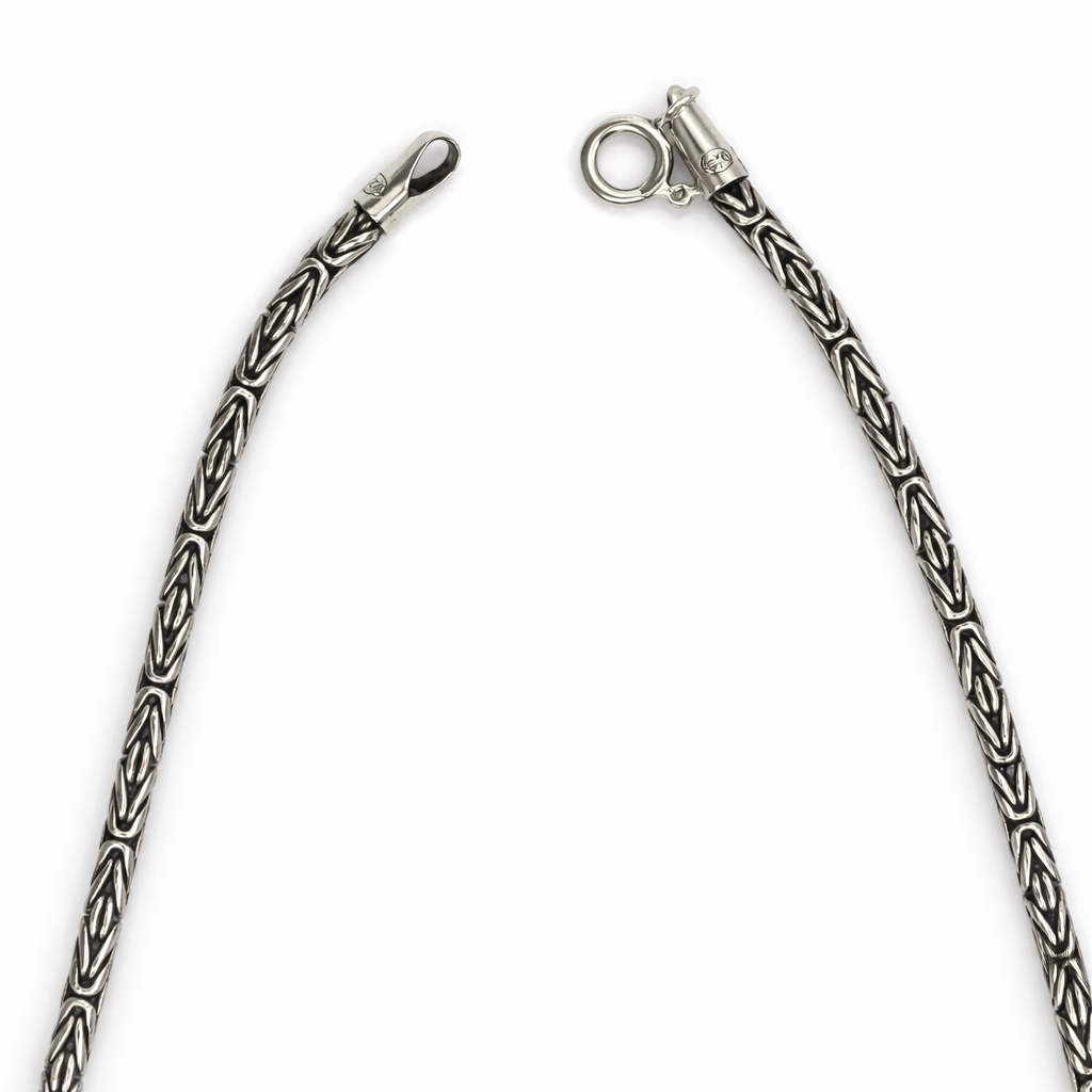 Classic Oxidised Silver Chain