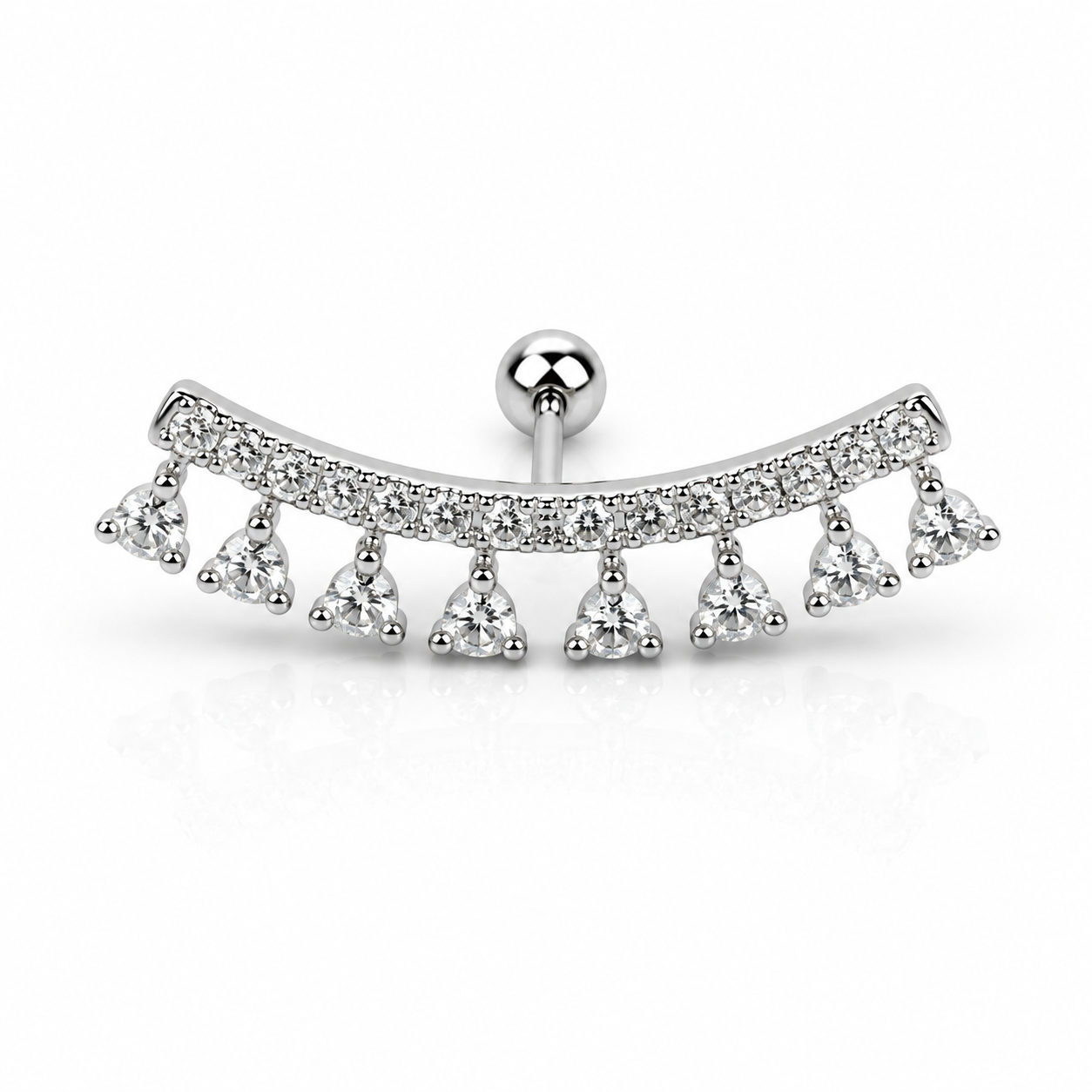 Sparkle Fringe Ear Climber