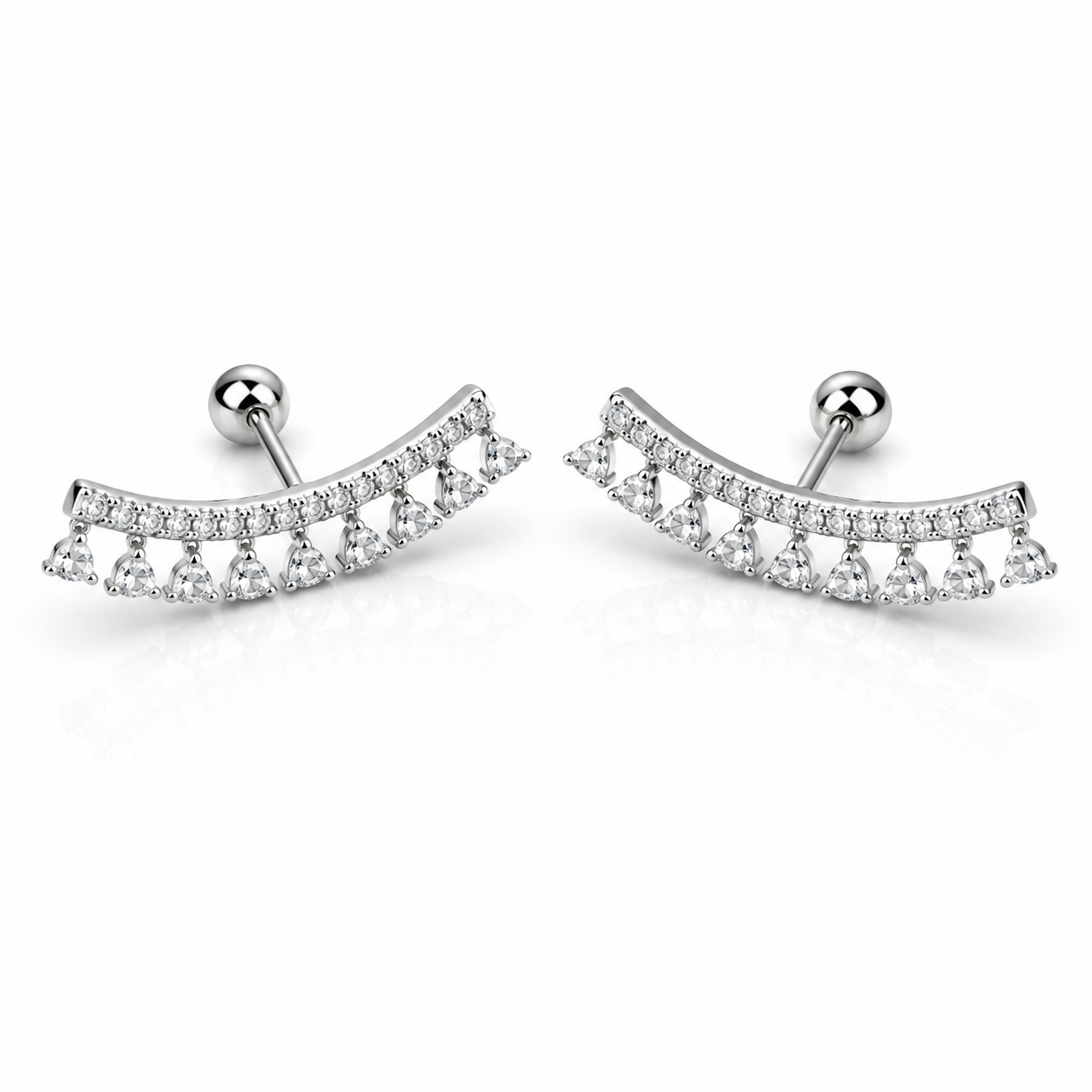 Sparkle Fringe Ear Climber