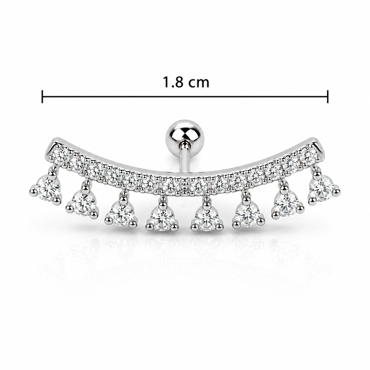 Sparkle Fringe Ear Climber