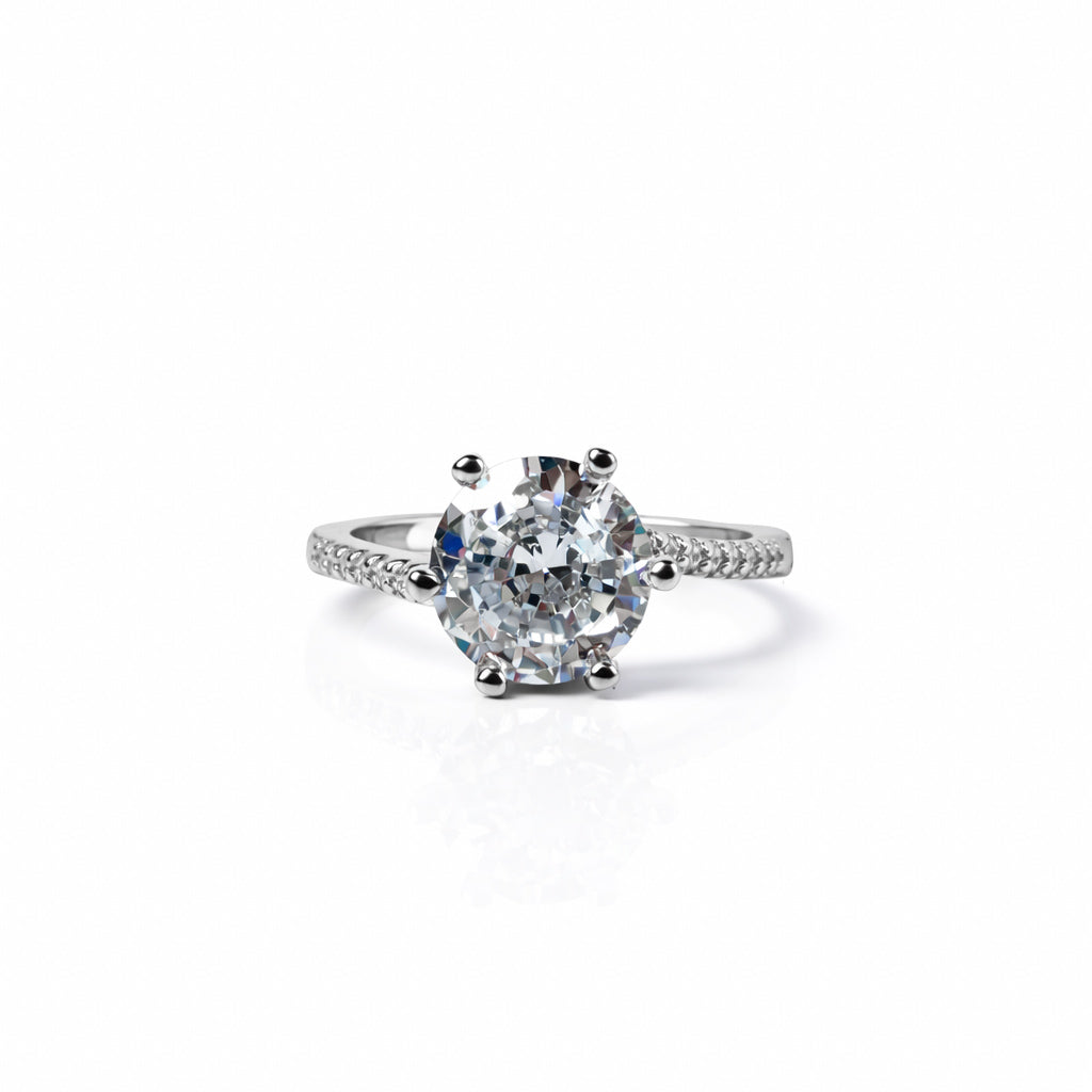 Eternal Halo Sparkle Adjustable Ring