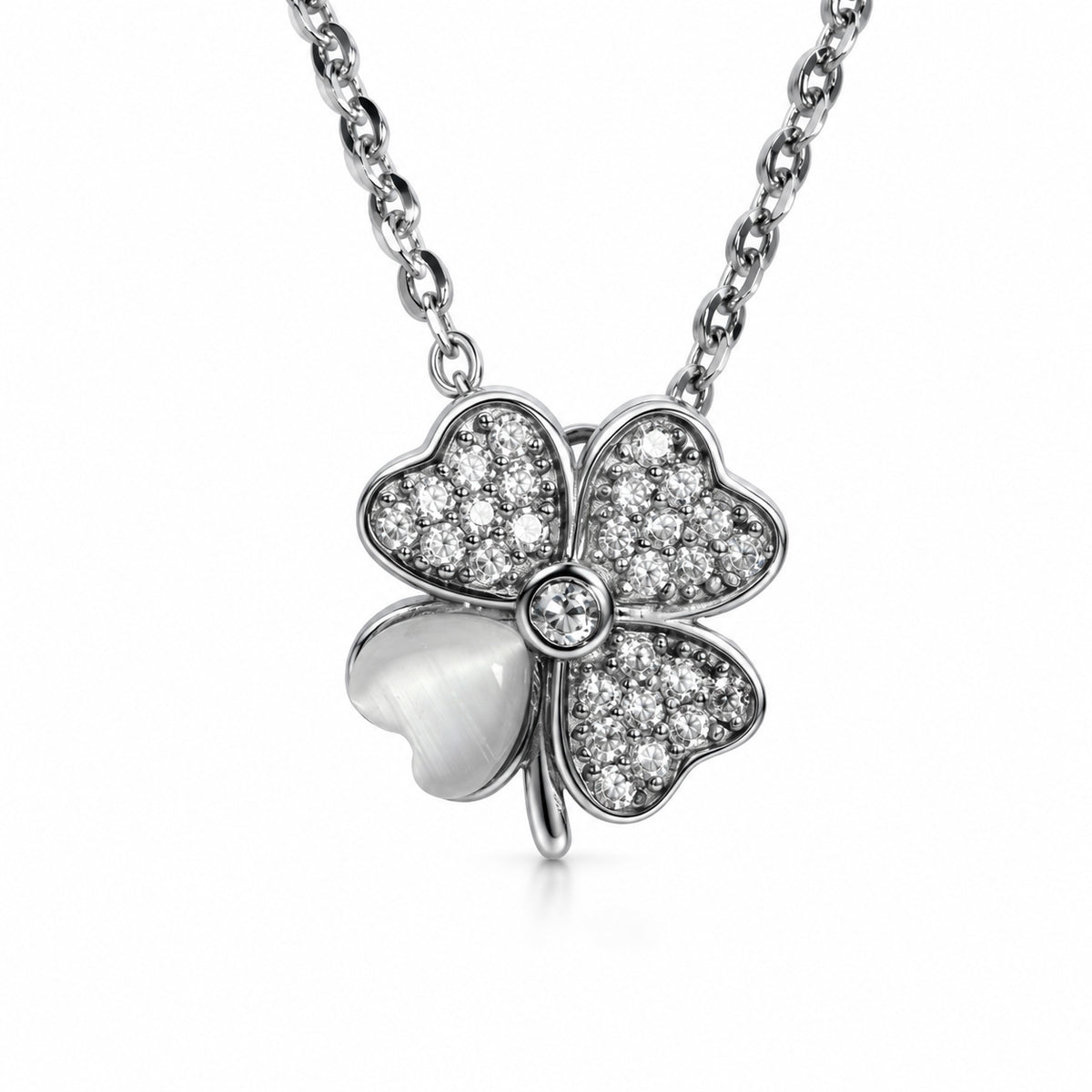 Four Leaf Clover Pendant Necklace