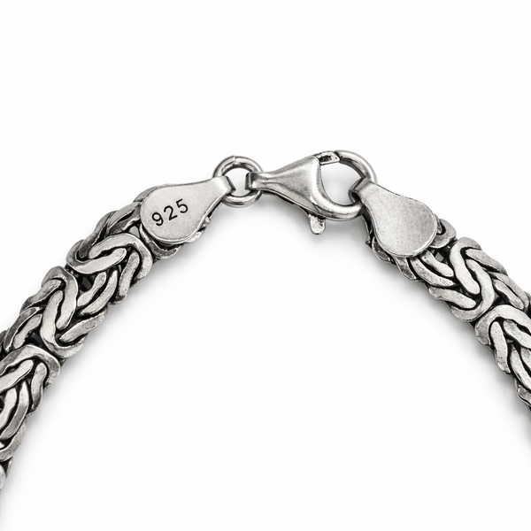 Helix Weave Silver Bracelet