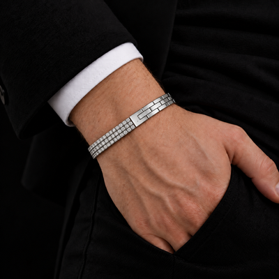 Nova Panel Silver Bracelet