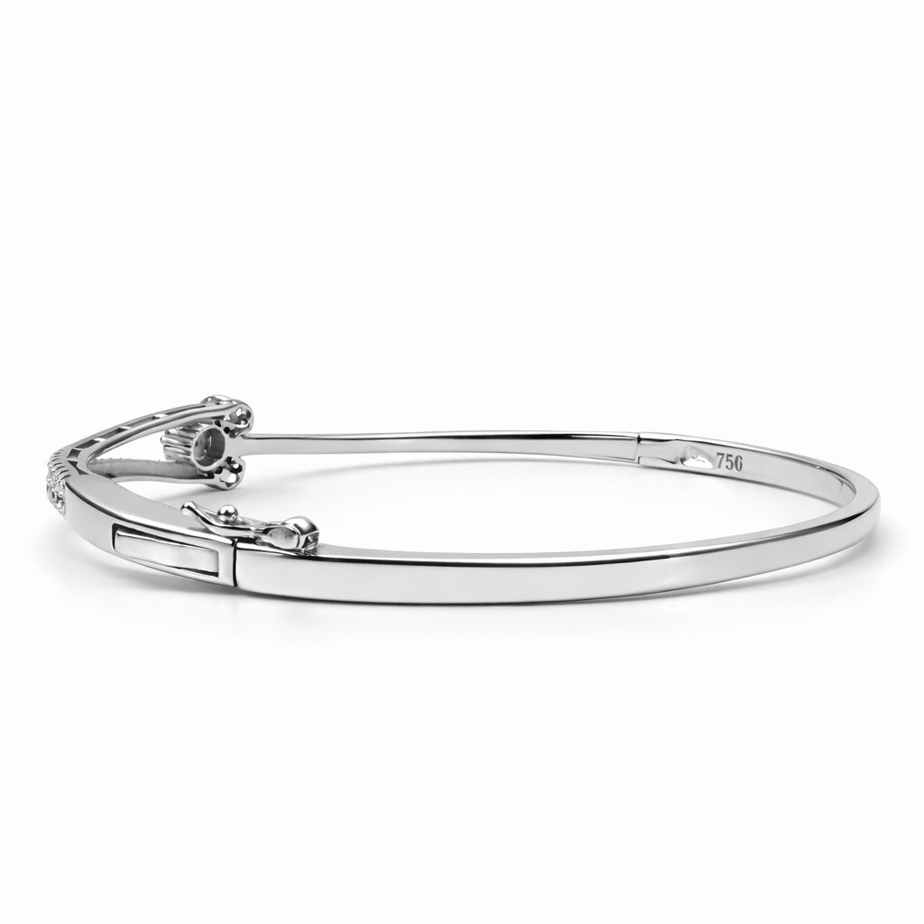 Open Cuff Silver Bracelet