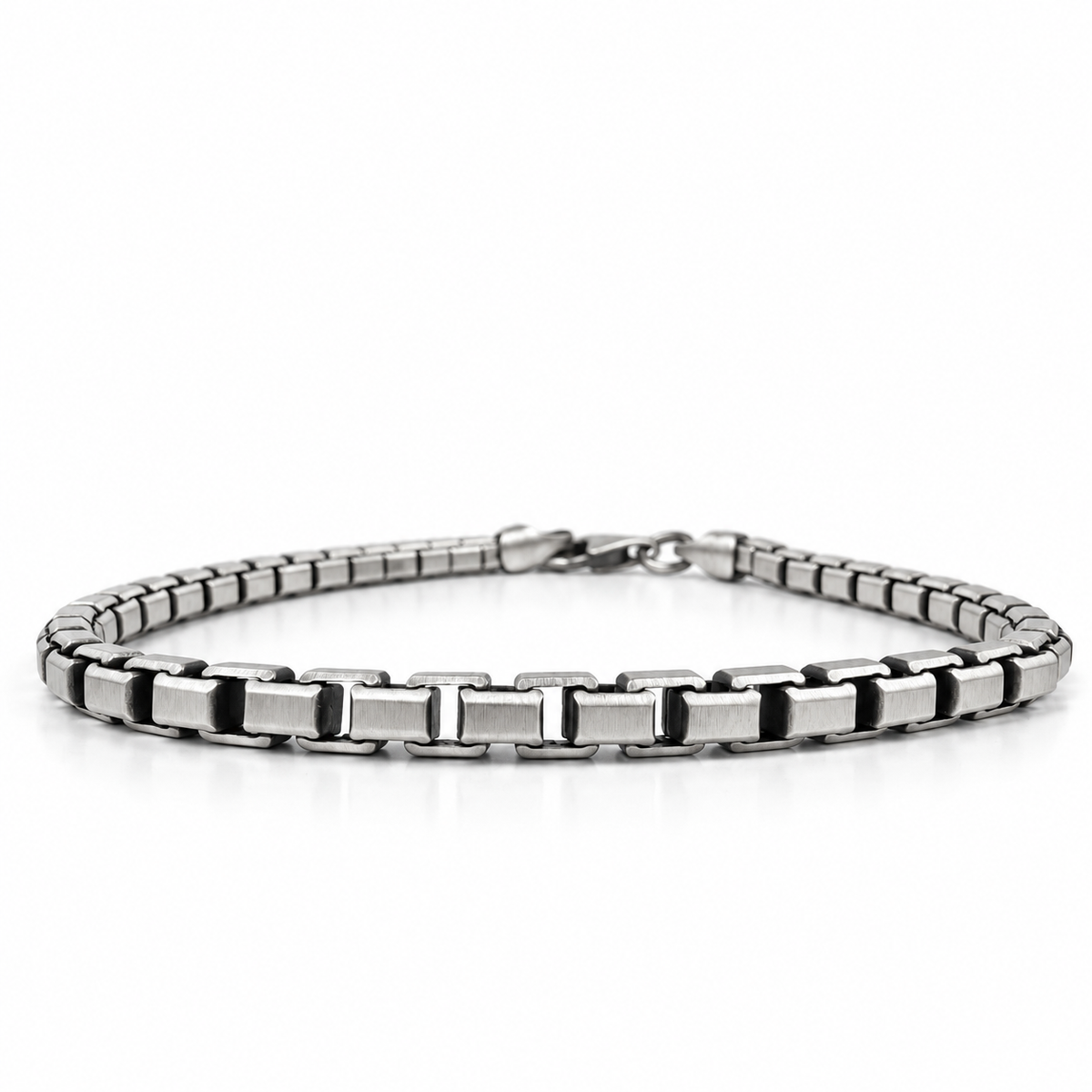 Oxidised Box Chain Bracelet