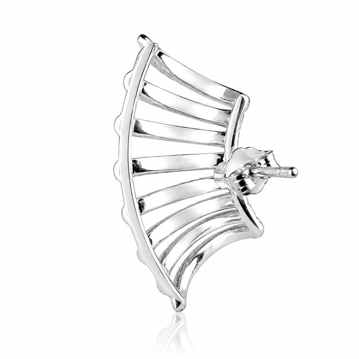 Radiant Fan Ear Cuff Earrings