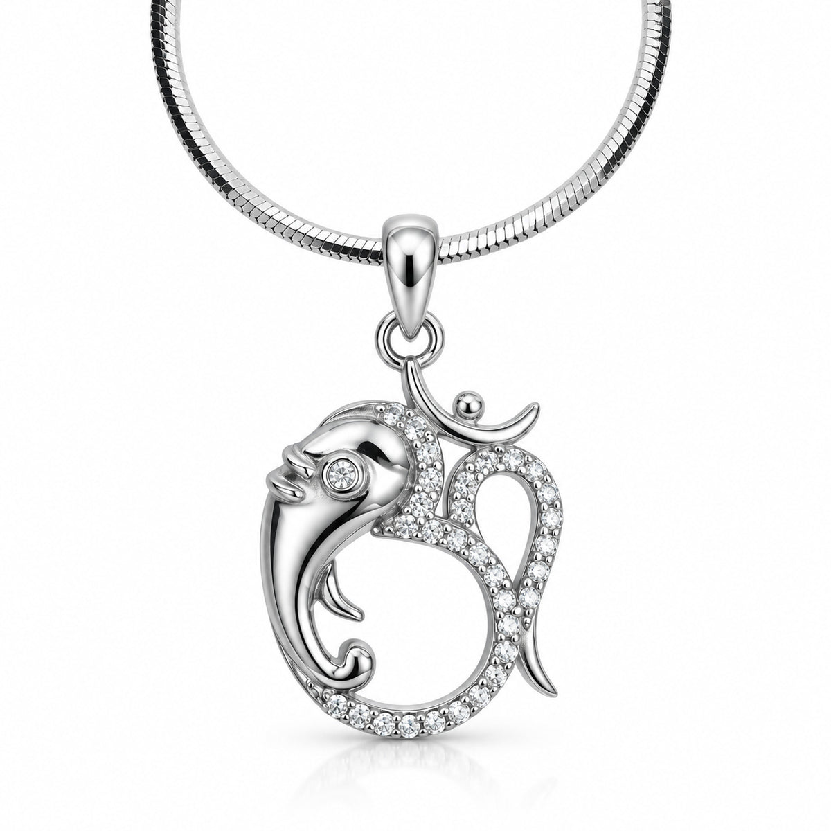 Om Ganesha Pendant Necklace
