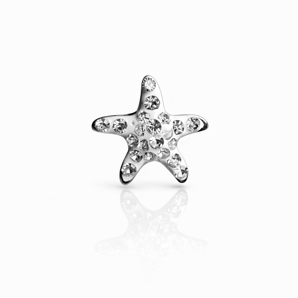 Sparkling Star Stud Earrings