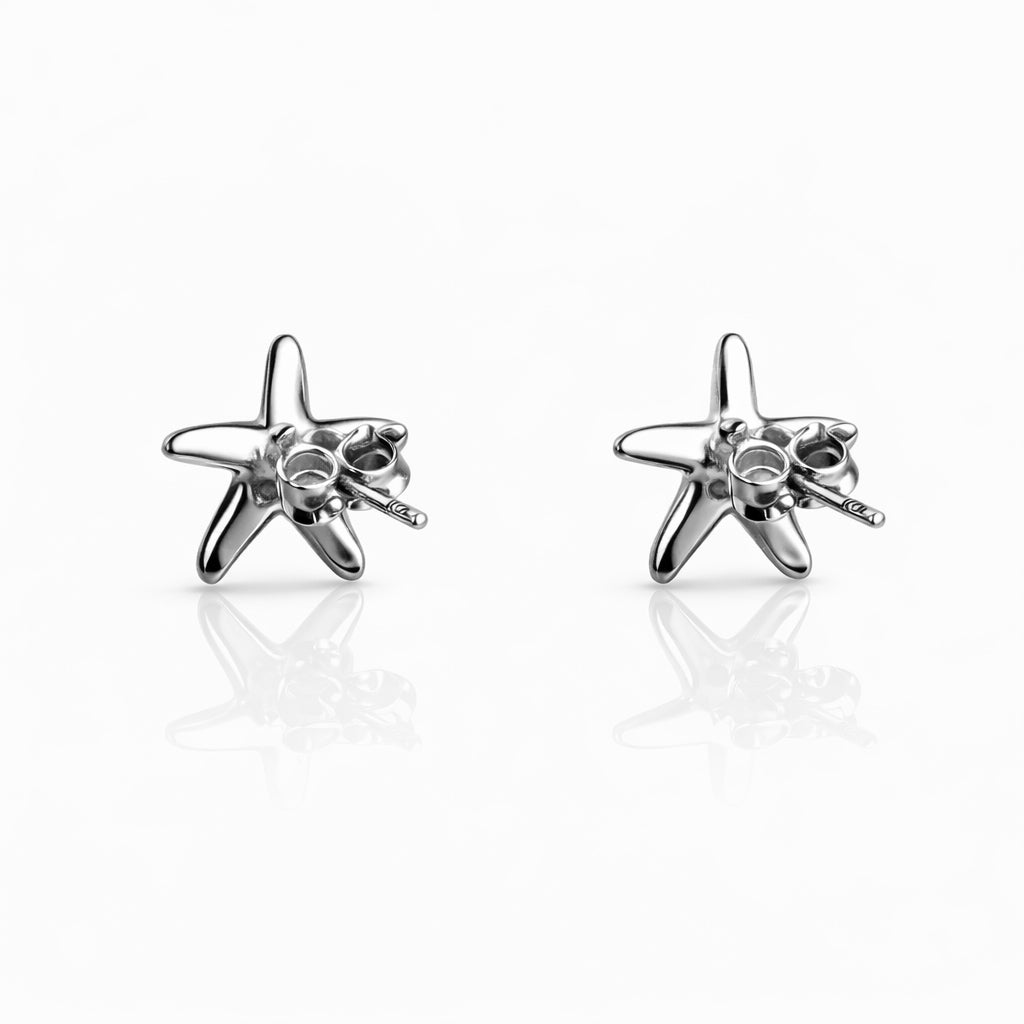 Sparkling Star Stud Earrings