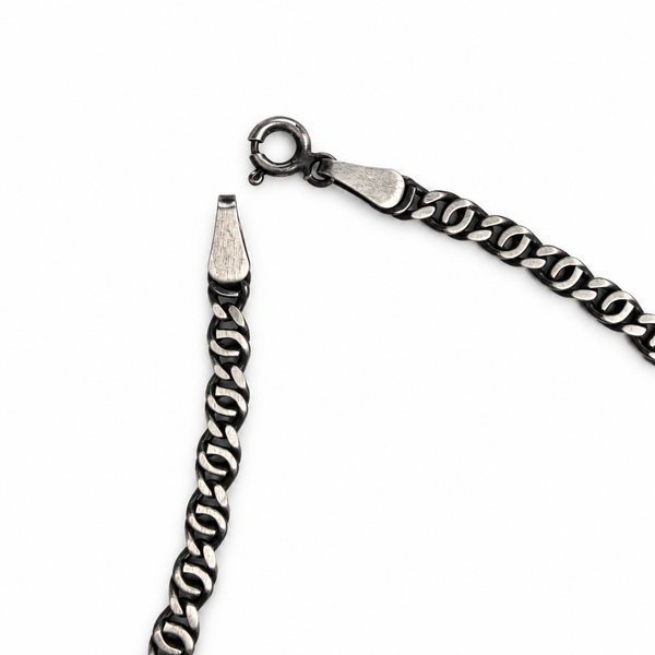 Stallion Head Pendant with Black Stones