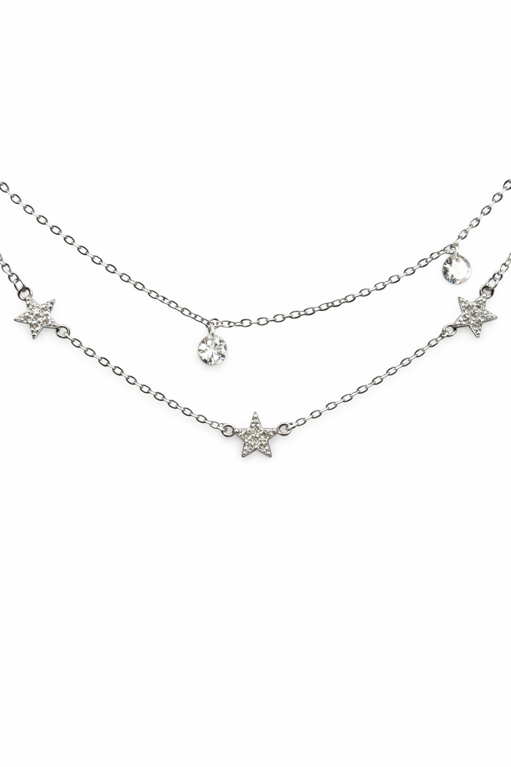 Star Charm Silver Anklet